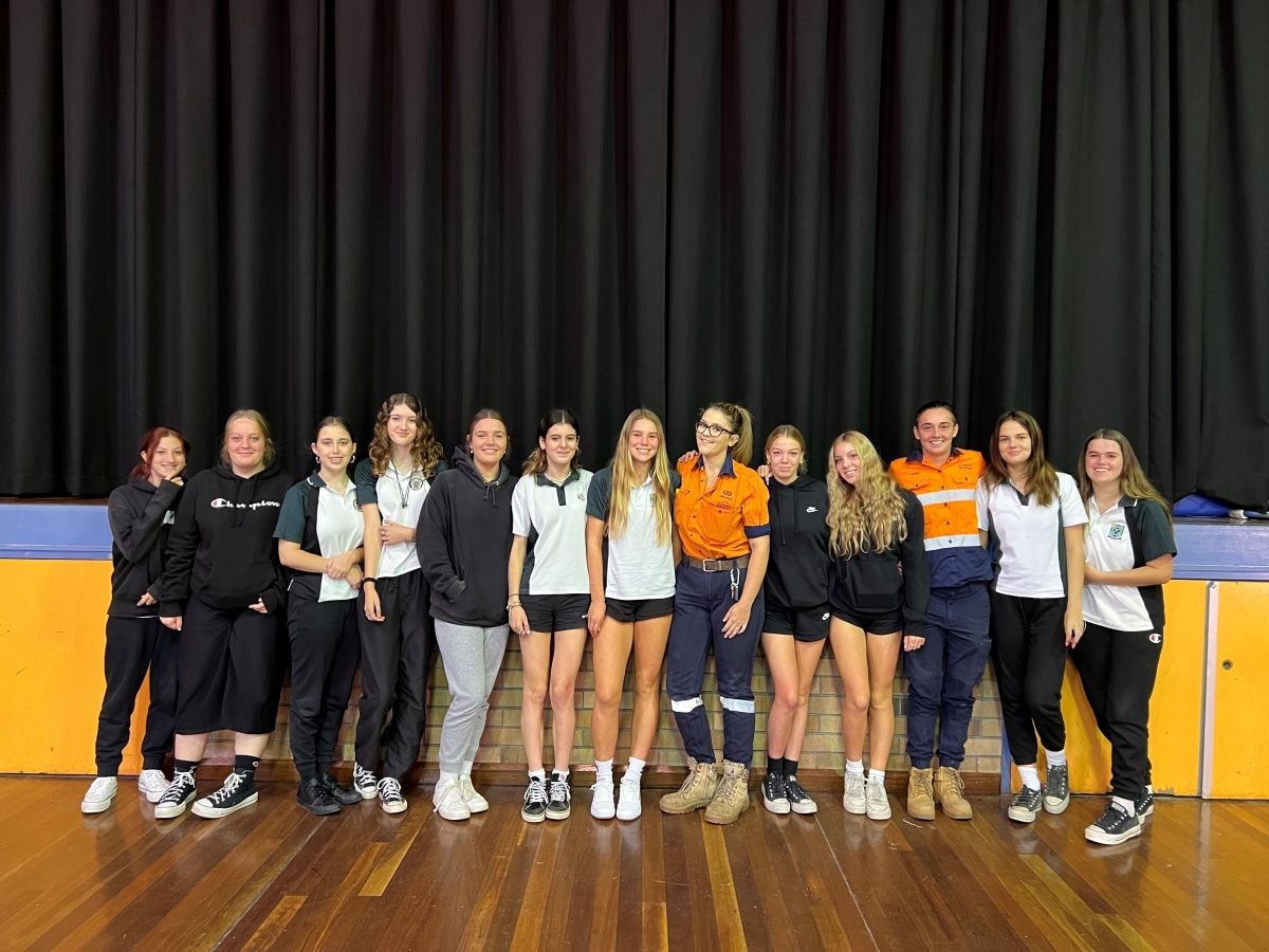 GBE Group Newcastle Electricians: Lucy Shilcock GBE Group Women in Trades Event Kotara High School