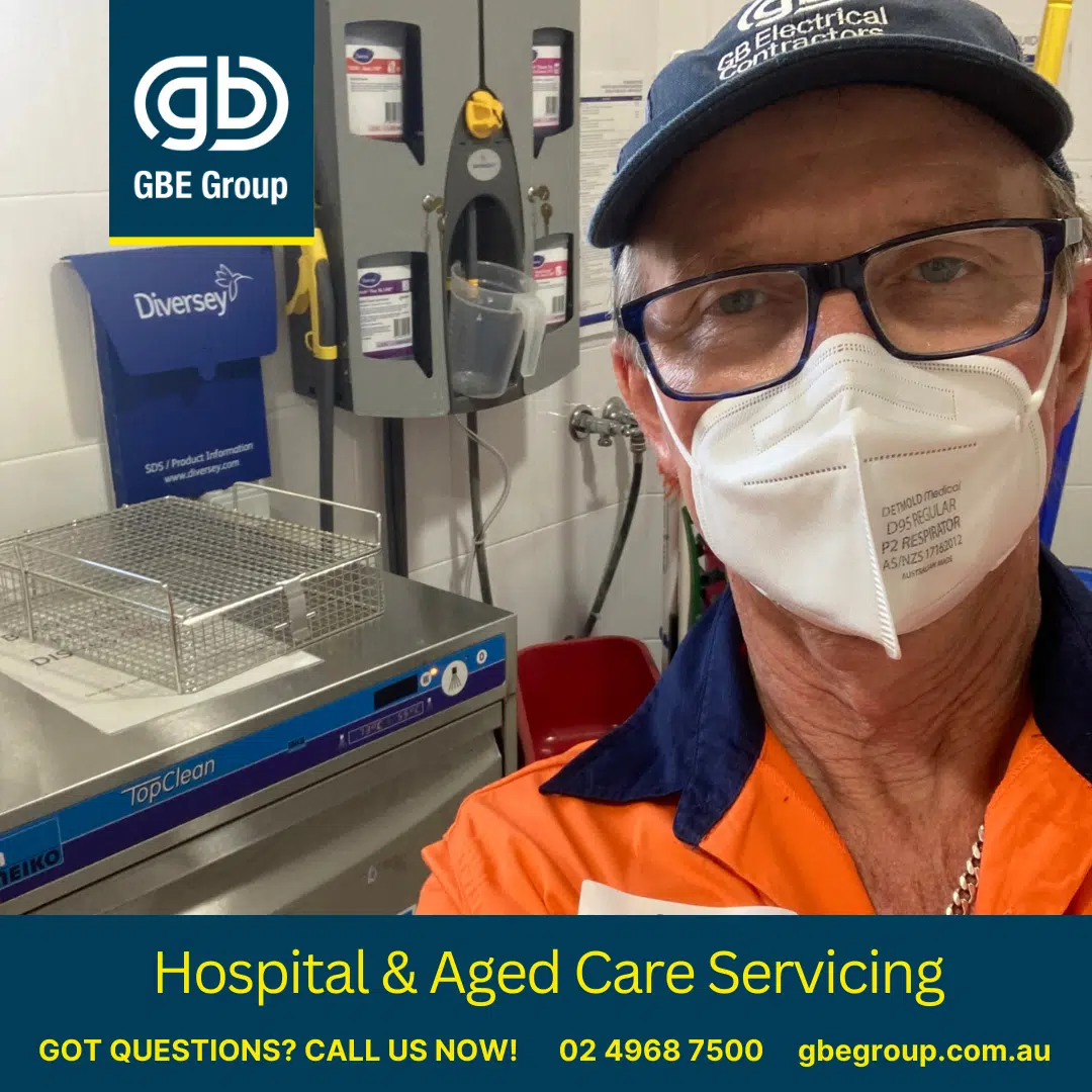 John services equipment in hospitals and aged care facilities