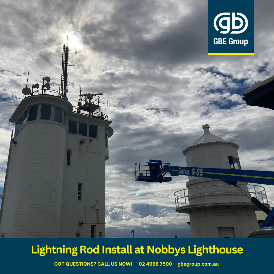 GBE Group Lightning Rod Installation Nobbys Lighthouse