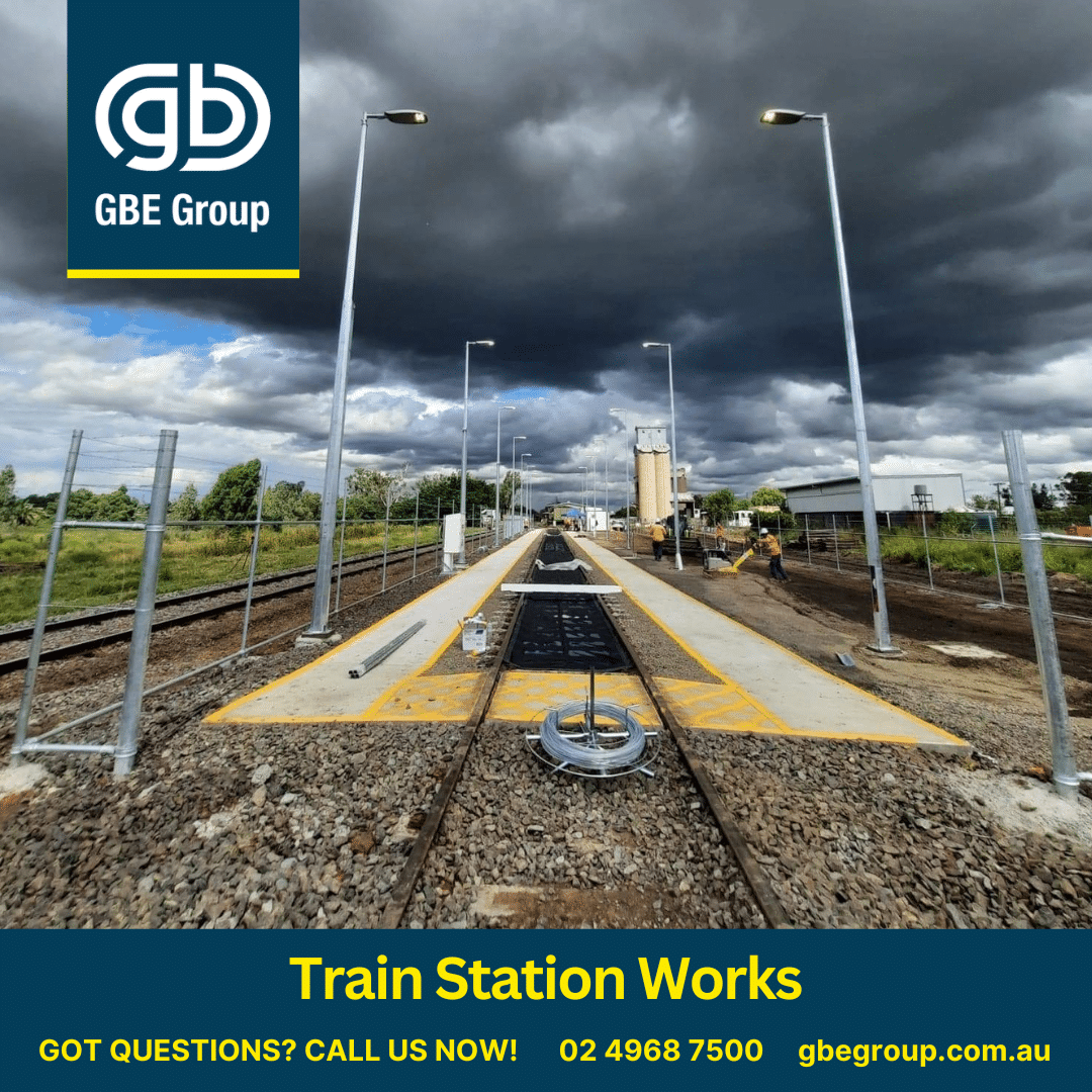 GBE Group Newcastle Electricians: Group Train Station Upgrades