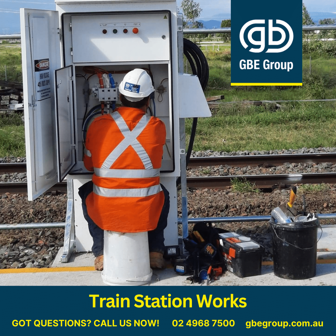 GBE Group Newcastle Electricians: Group Train Station Upgrades