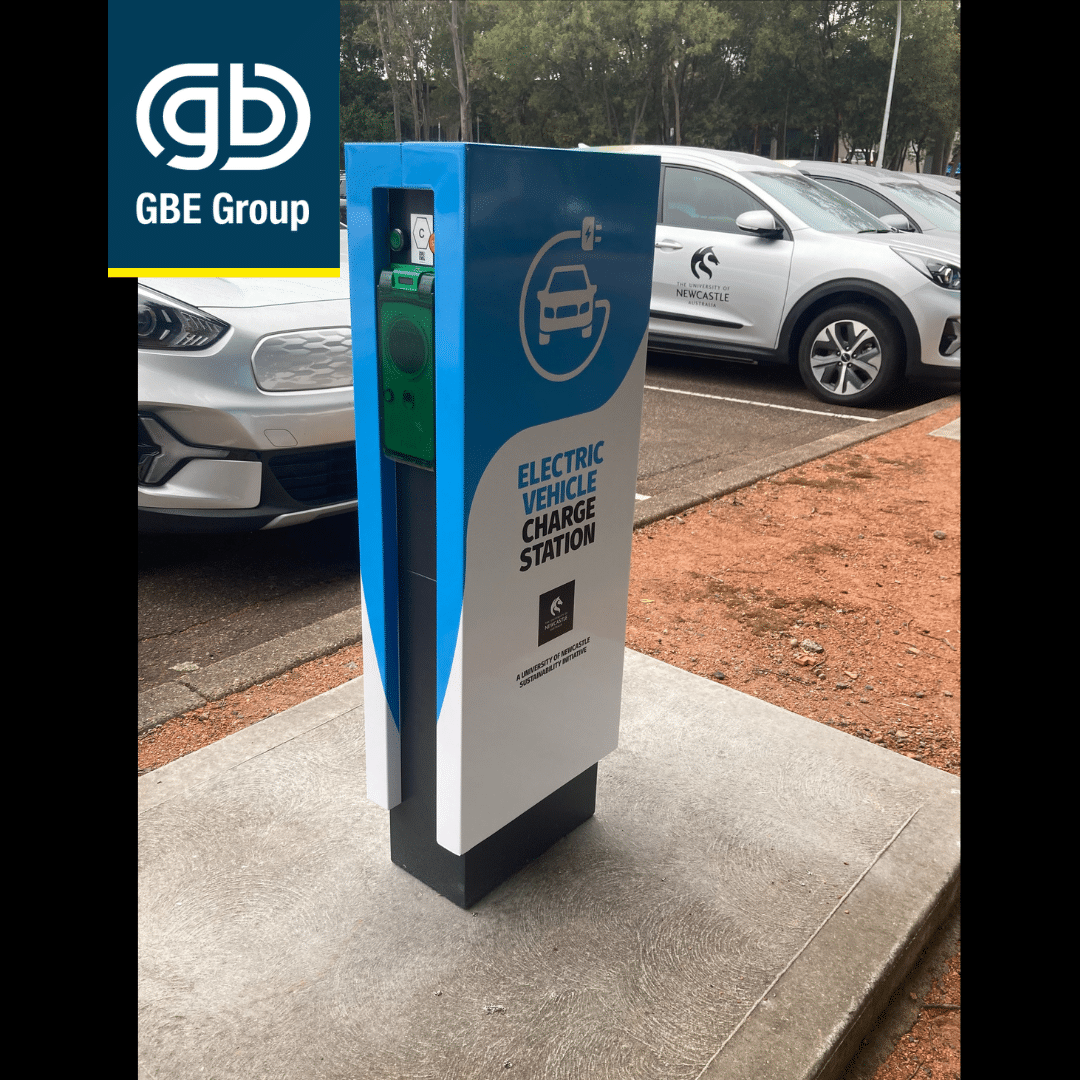 GBE Group Newcastle Electricians: Electric Vehicle Charging Station Callaghan Campus
