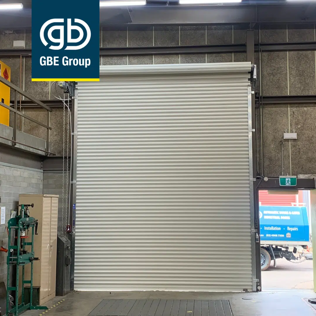 GBE Industrial Roller Door Installation