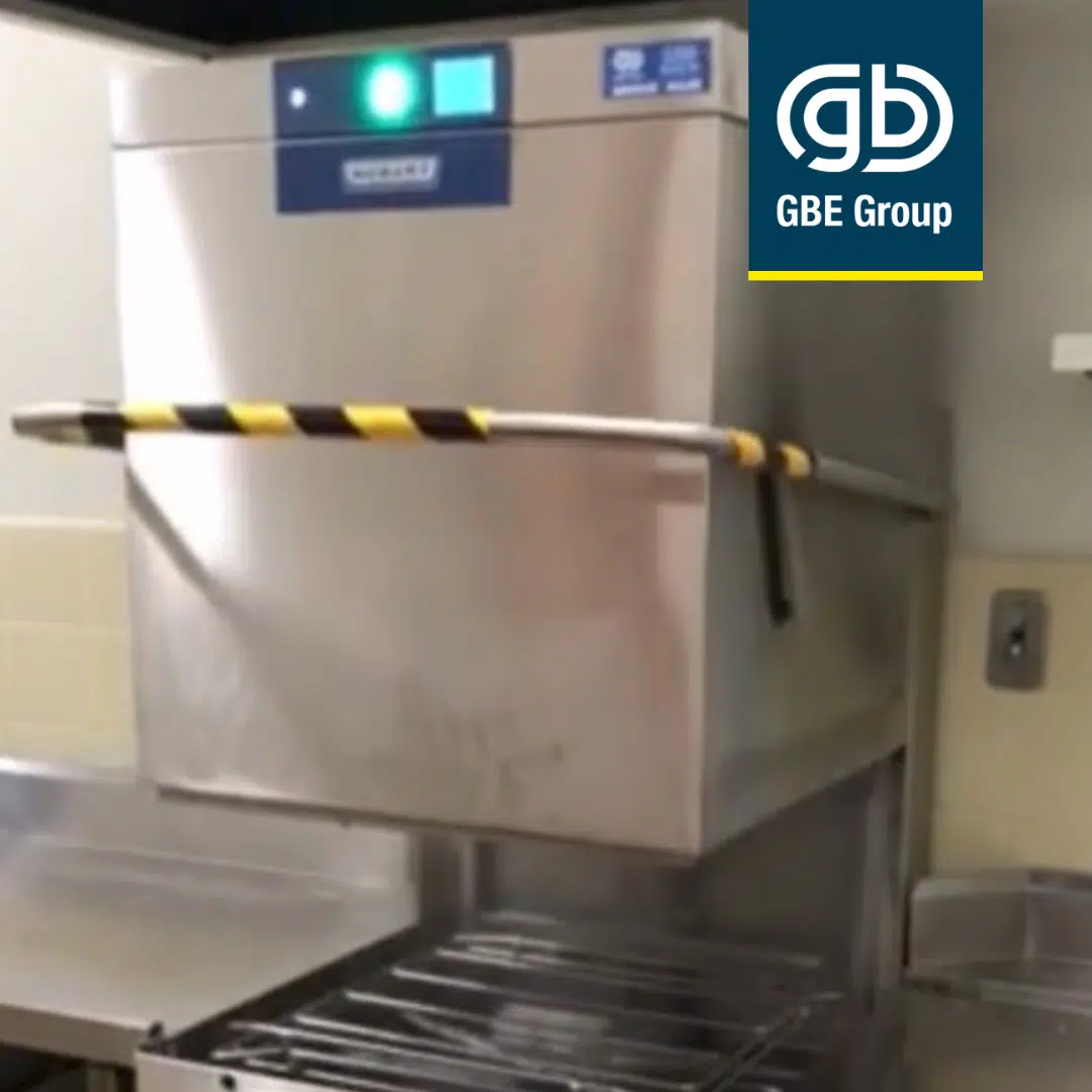 GBE Automatic Hood Lift Dishwasher