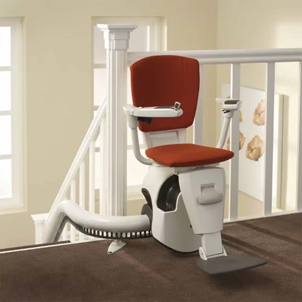 GBE Group Newcastle Electricians: Thyssenkrupp Flow II Curved Stair Lift