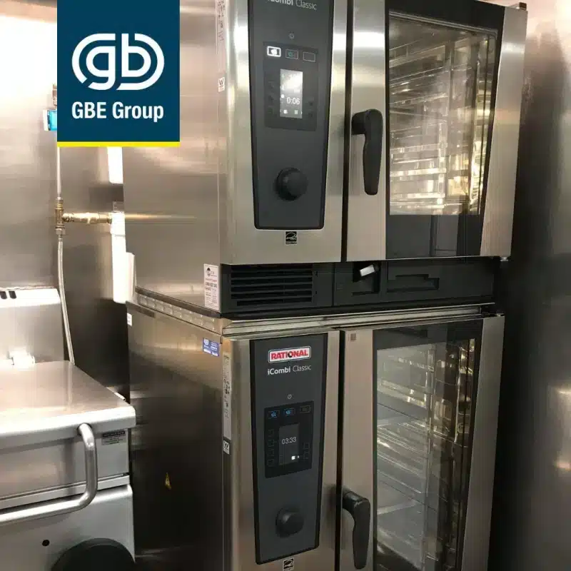 double stacked combi over installation
