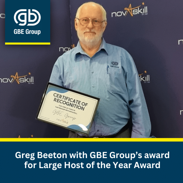 GBE Group Newcastle Electricians: Novaskill Training Group Awards