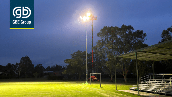 GBE Group Newcastle Electricians: Bowthorne Park Field Lighting Upgrades