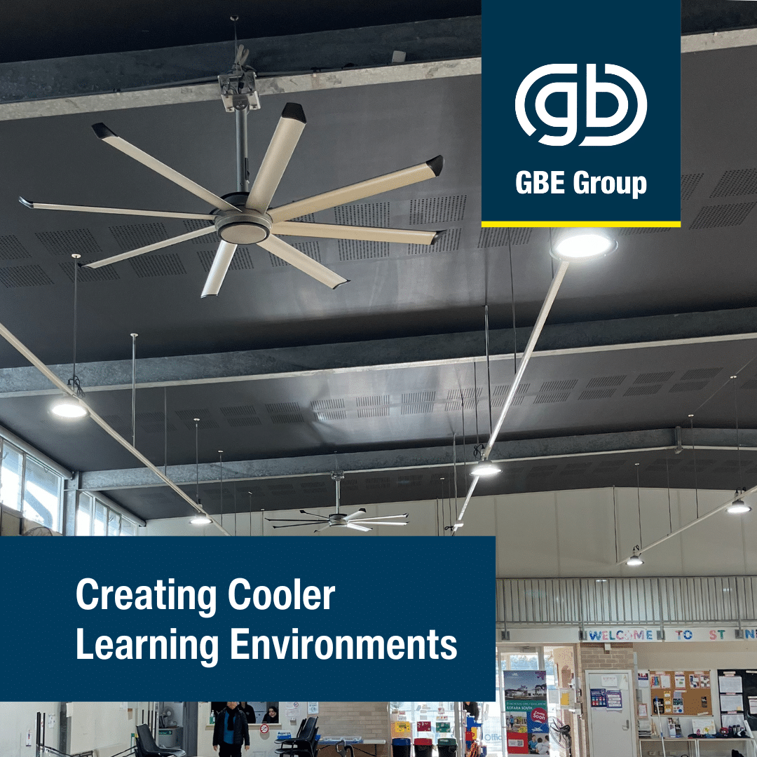 Big Ass Fans Installation at Local School