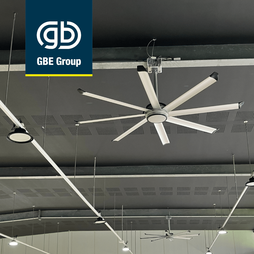 Big Ass Fans Installation at Local School