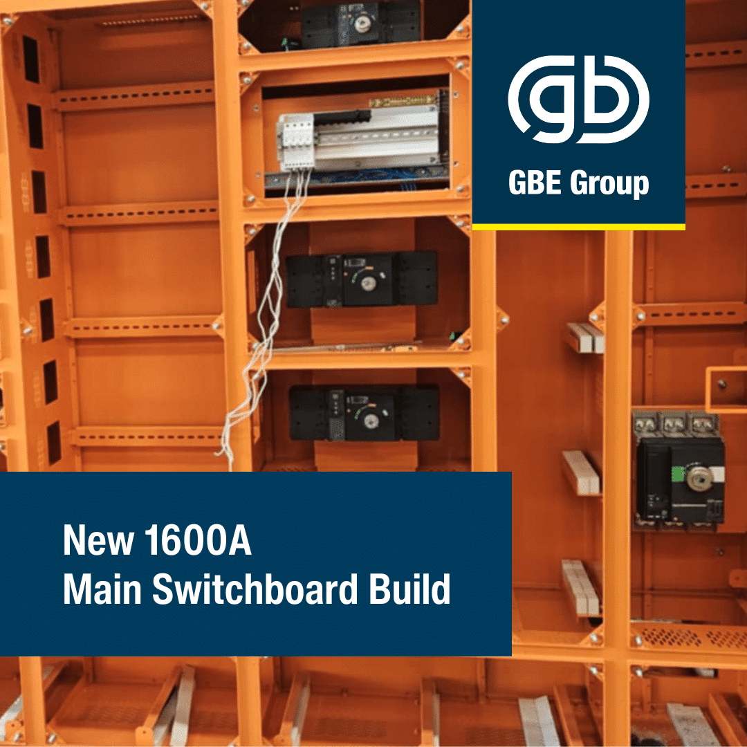 New 1600A Main Switchboard Build for Premier Club – Project Update from GBE Group