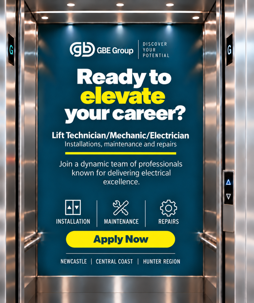 GBE Group Lift Mechanic Job Ad