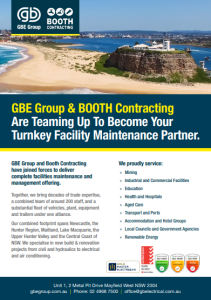 GBE Group and Booth Contracting Flyer